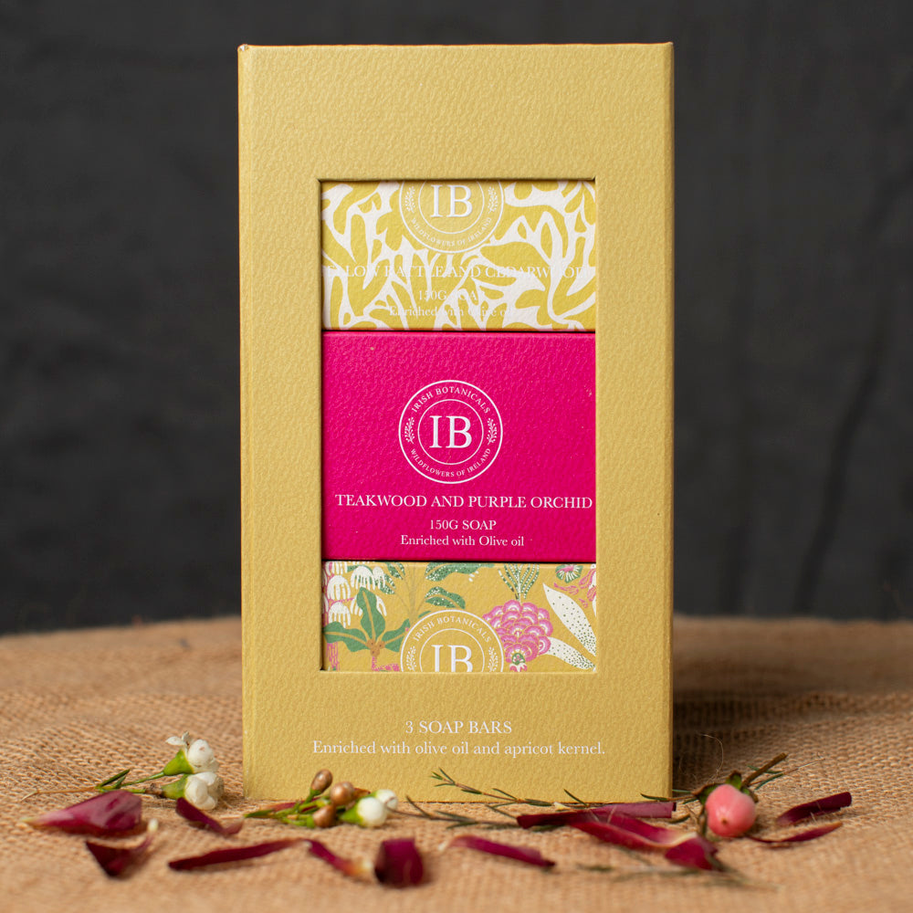 Irish Botanicals 3 Soap Bar Set