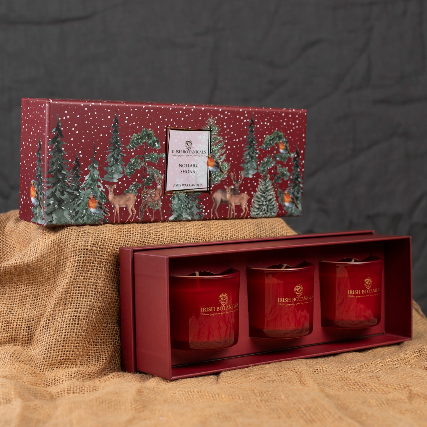Irish Botanicals Nollaig Shona candle