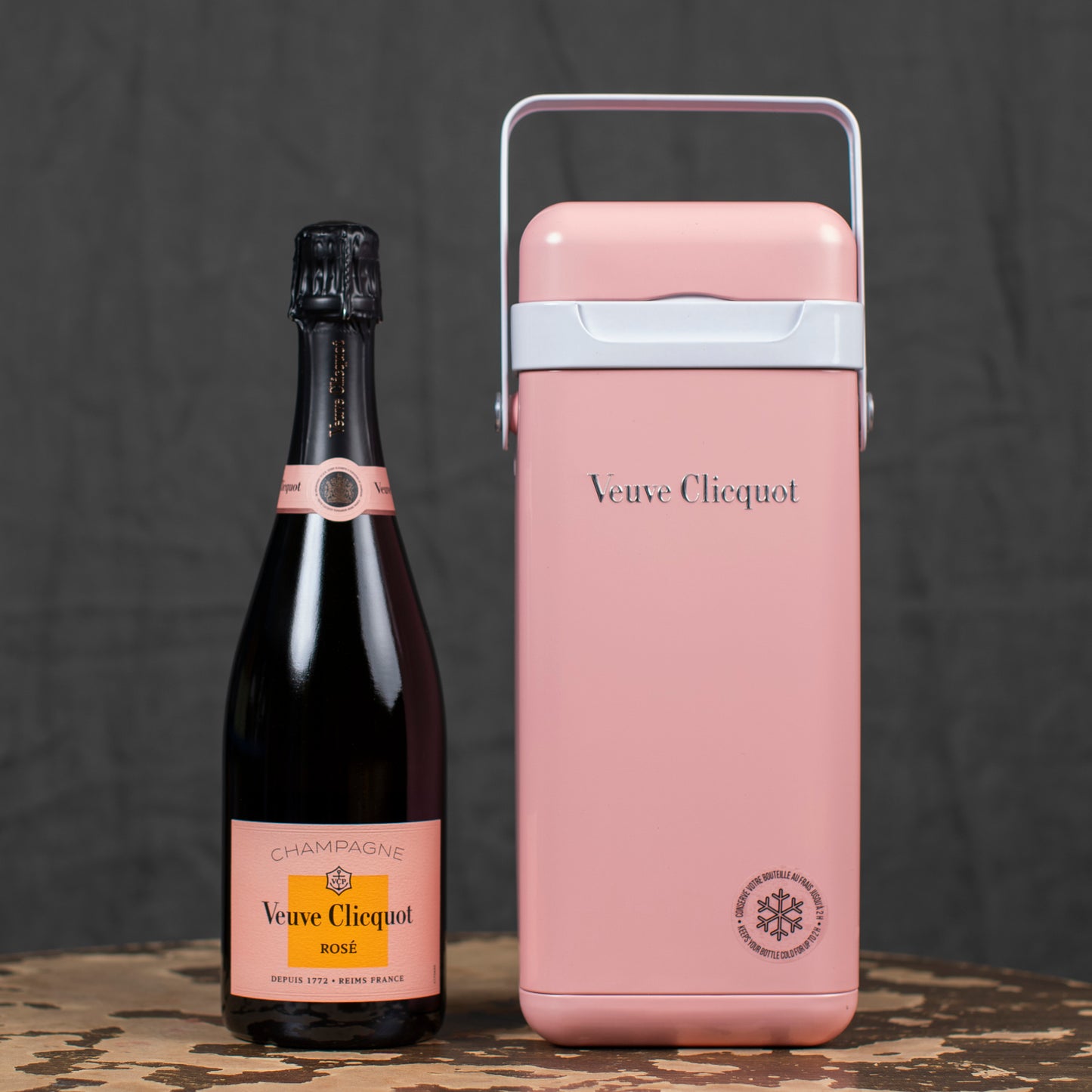 Veuve Clicquot Rose & Cooler