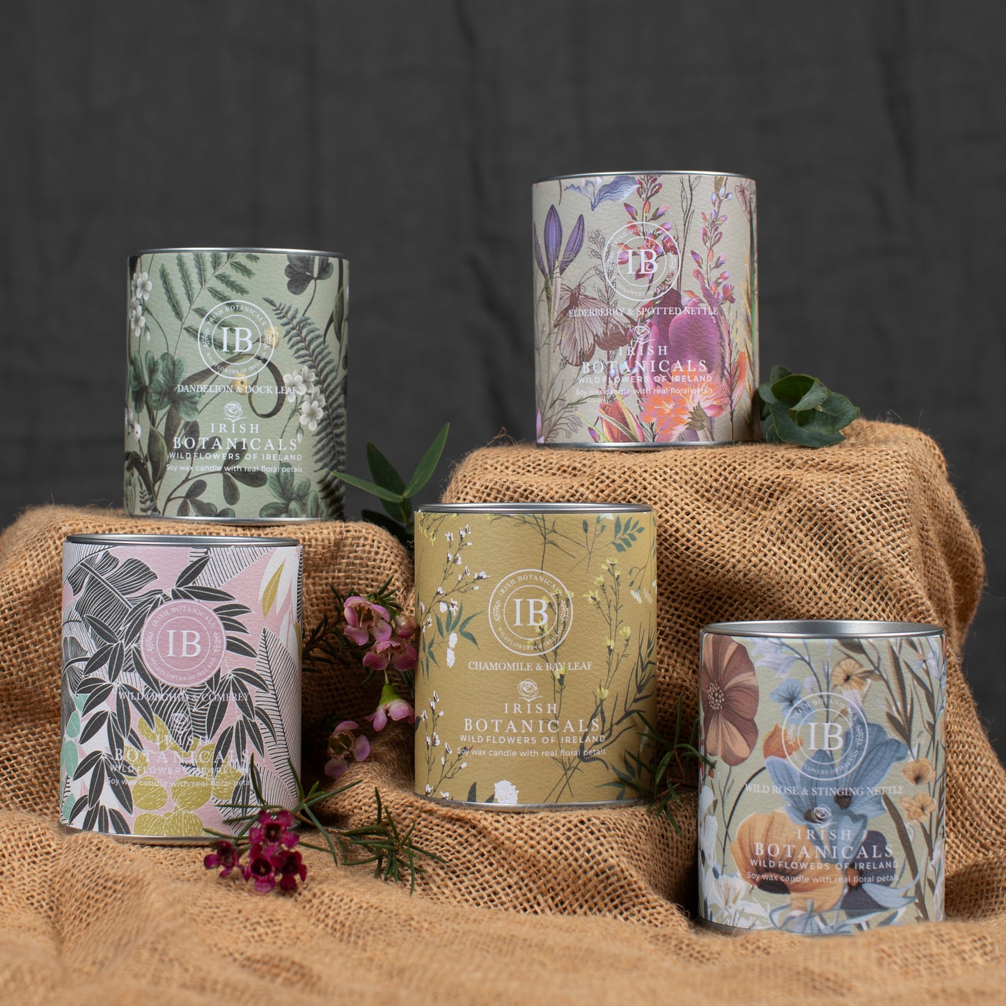 Irish Botanical Small Candle