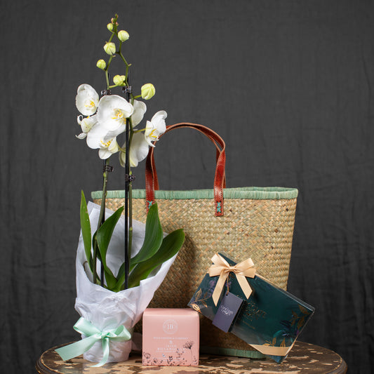 Straw bag gift set