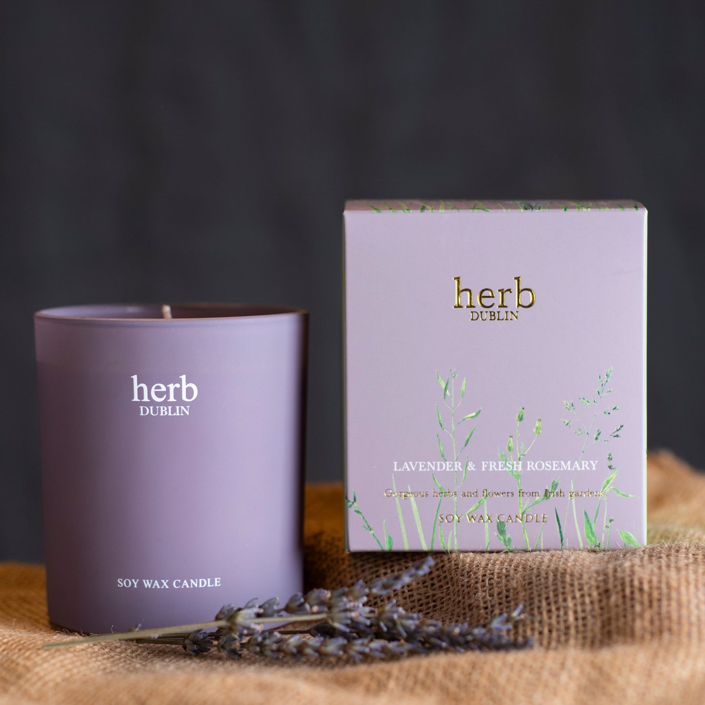 Herb Dublin boxed Candle