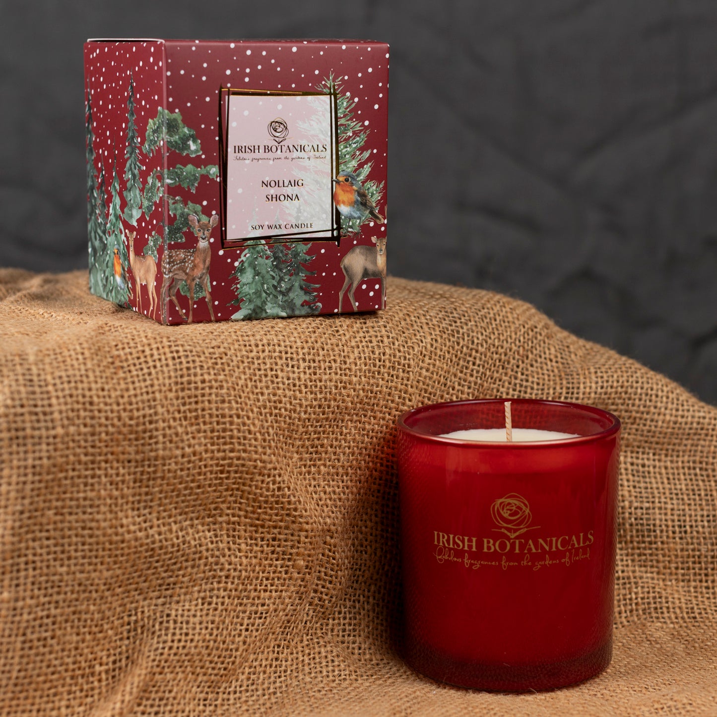 Irish Botanicals Nollaig Shona candle