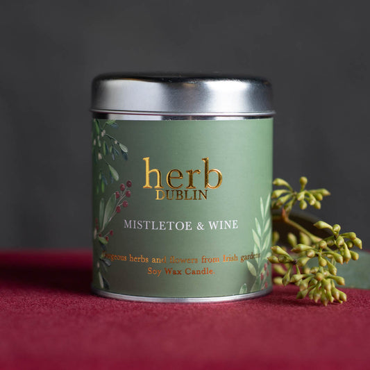 Herb Christmas Candle