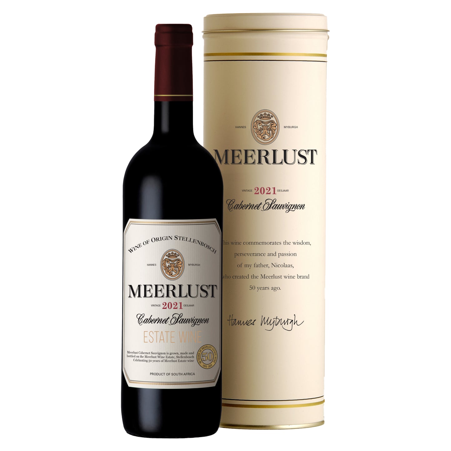 Meerlust Cabernet Sauvignon in Gift tin