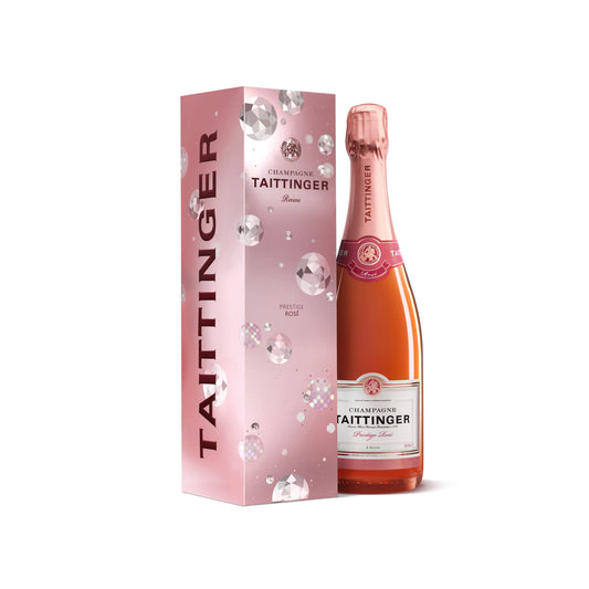 Taittinger Prestige Rose Gift box