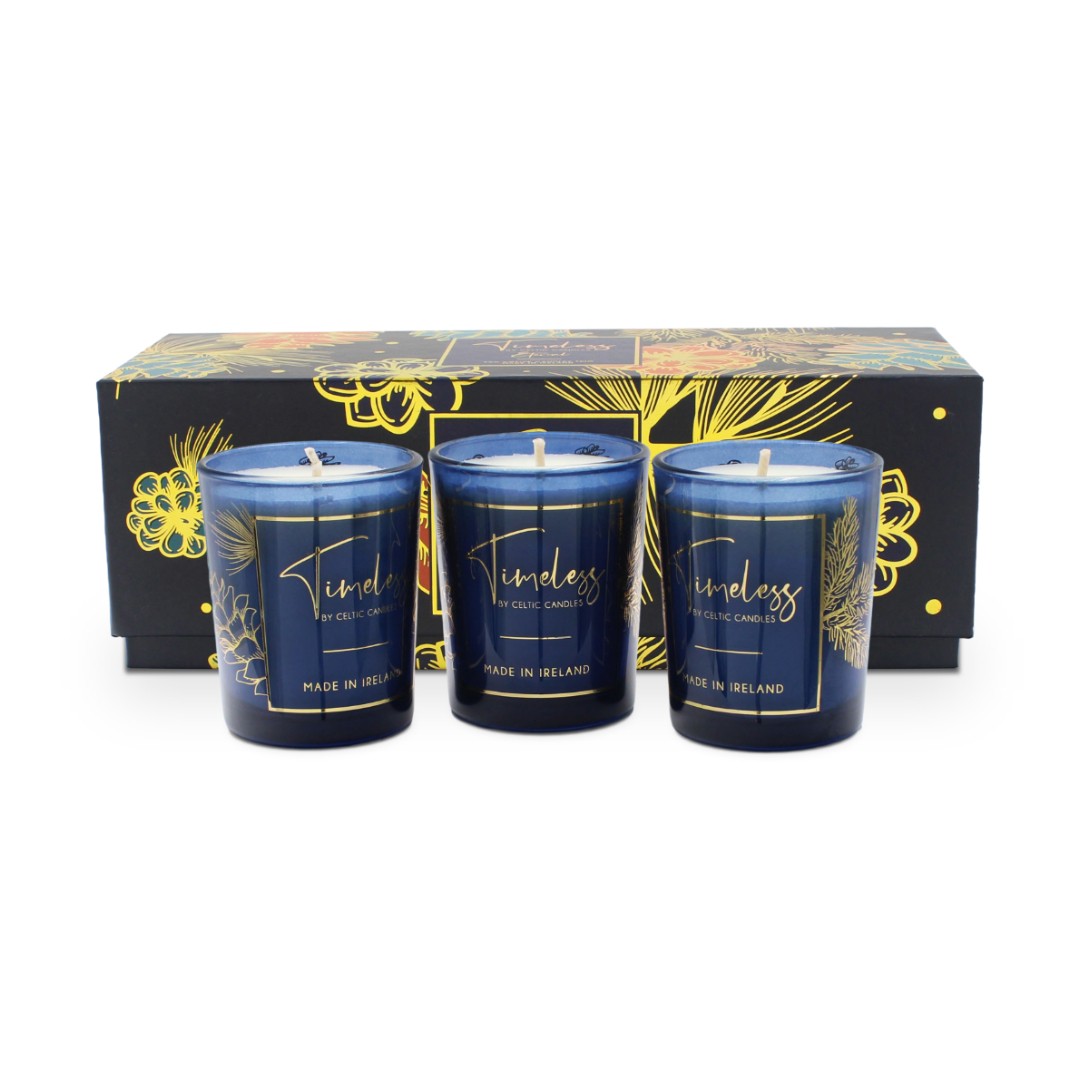 Celtic Candles Votive Trio - Timeless Collection